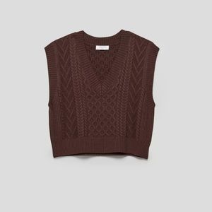 New Aritzia Babaton Emporia Vest in Rich Cocoa!